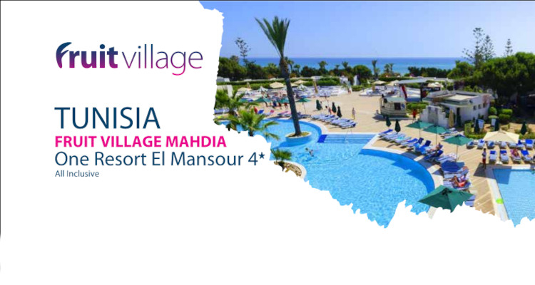 FRUIT VILLAGE Mahdia One Resort El Mansour con volo da Salerno- Speciale Luglio